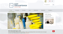 Desktop Screenshot of hoff-vakuum.dk